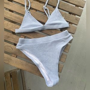 high waisted bathing suit